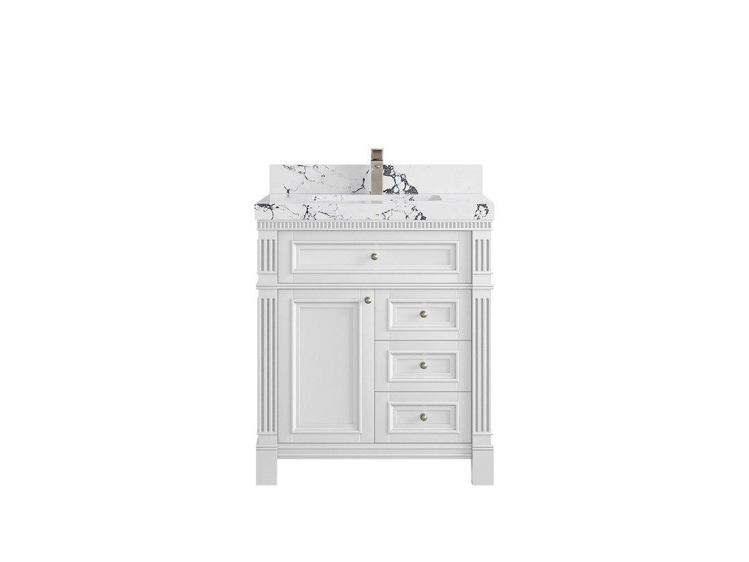 Paris 30 in. W x 22 in. D Single Sink Bathroom Vanity - Willow Bath and Vanity