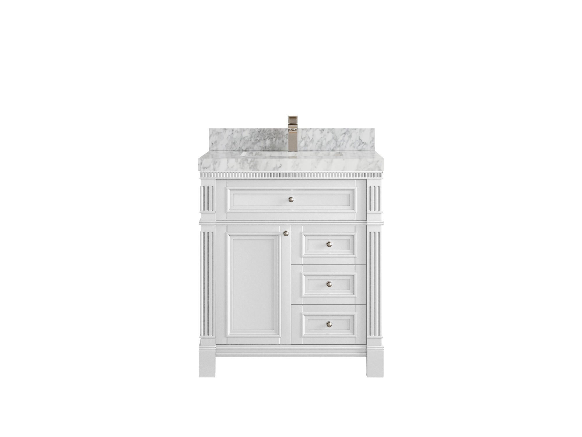 Paris 30 in. W x 22 in. D Single Sink Bathroom Vanity - Willow Bath and Vanity