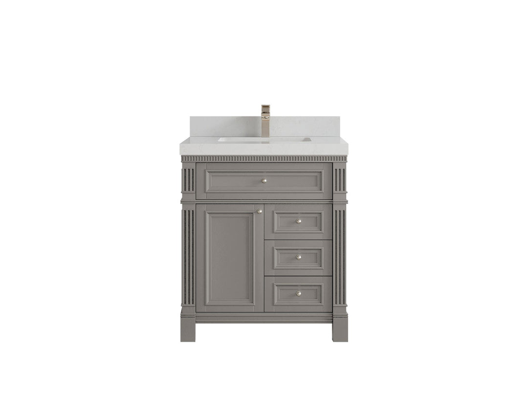 Paris 30 in. W x 22 in. D Single Sink Bathroom Vanity - Willow Bath and Vanity