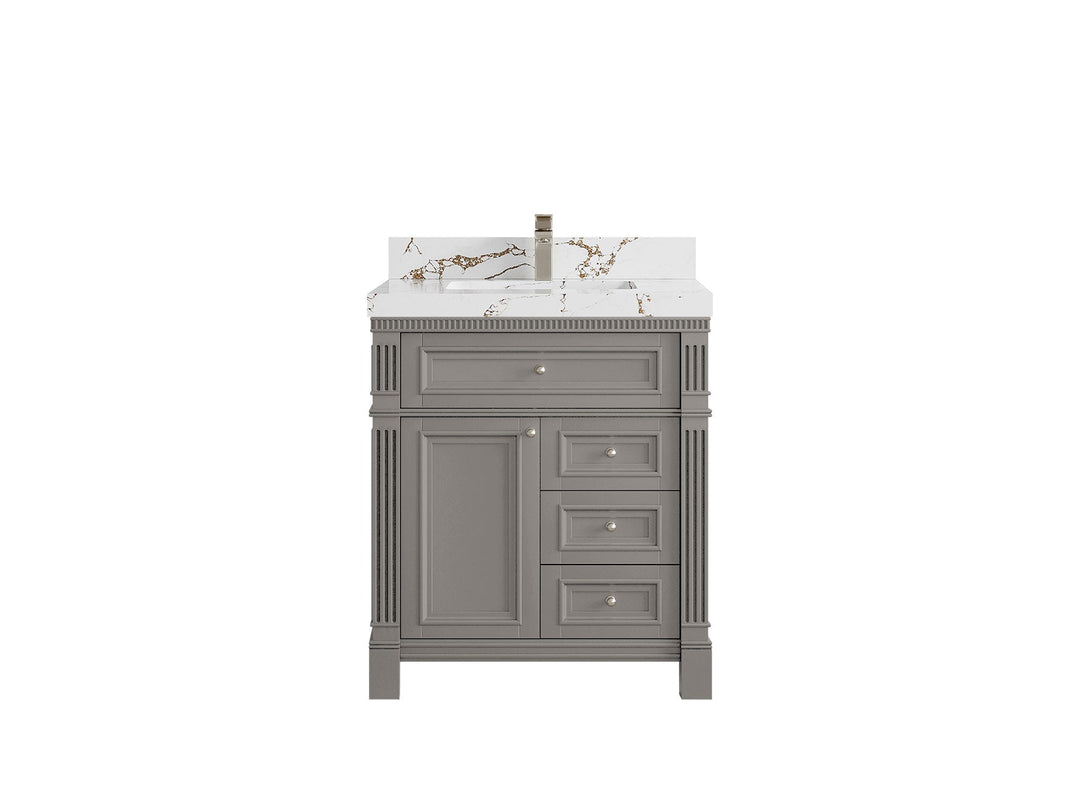 Paris 30 in. W x 22 in. D Single Sink Bathroom Vanity - Willow Bath and Vanity