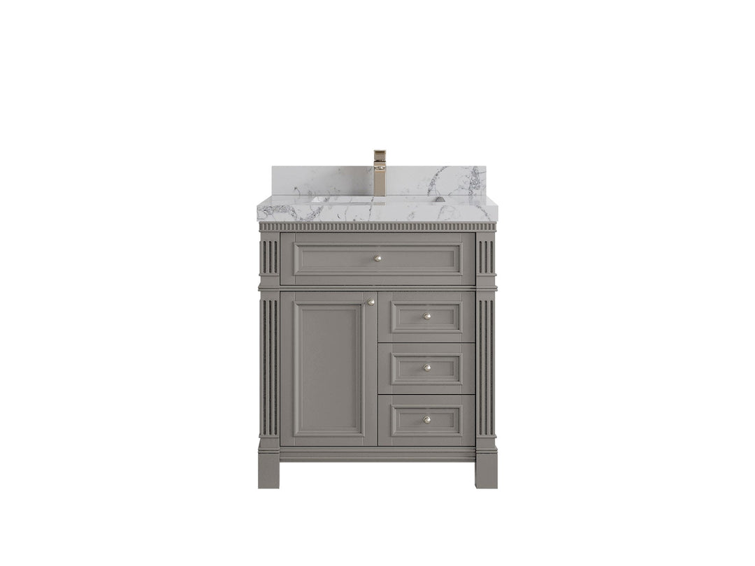 Paris 30 in. W x 22 in. D Single Sink Bathroom Vanity - Willow Bath and Vanity