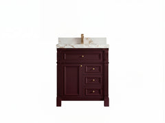 Paris 30 in. W x 22 in. D Single Sink Bathroom Vanity - photo 1