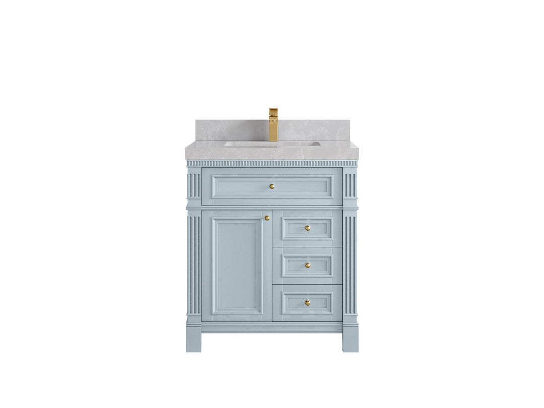 Paris 30 in. W x 22 in. D Single Sink Bathroom Vanity - Willow Bath and Vanity