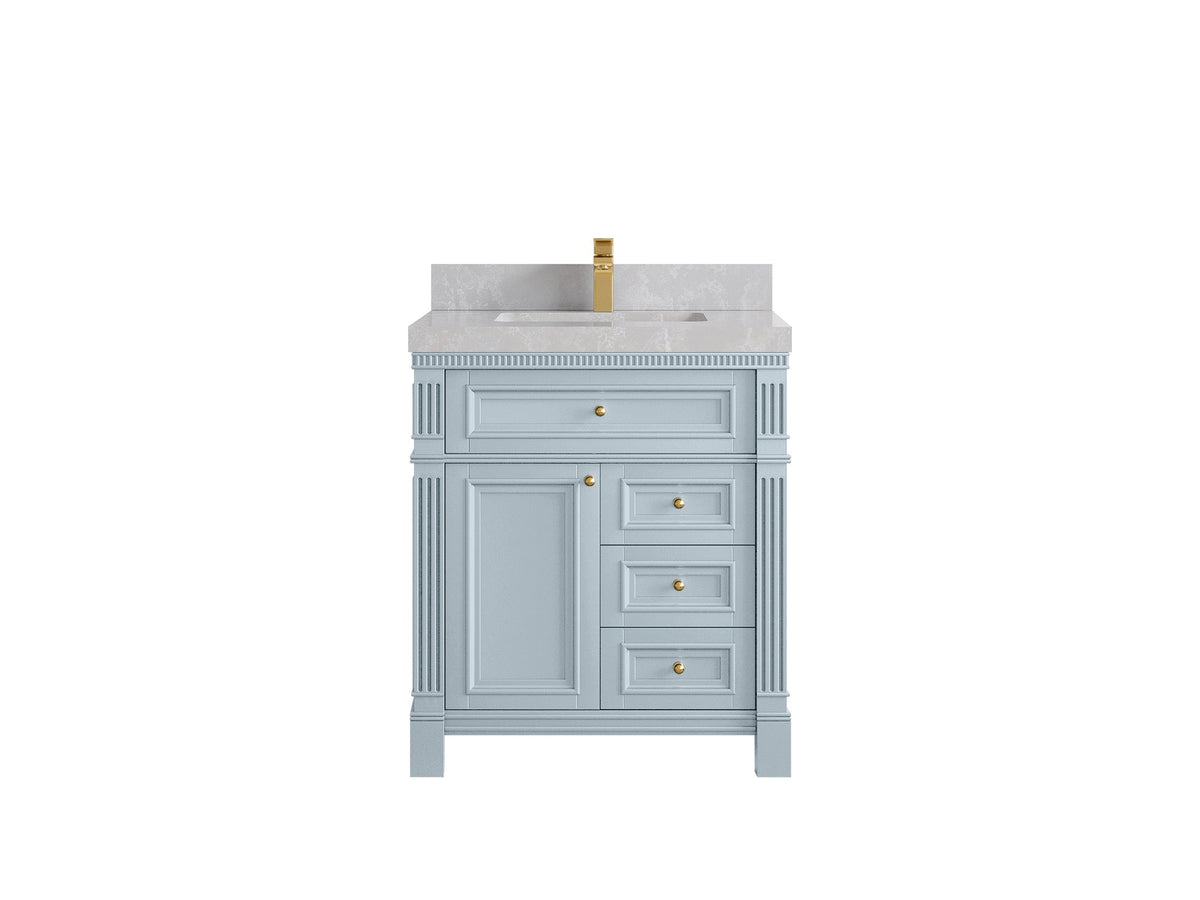 Paris 30 in. W x 22 in. D Single Sink Bathroom Vanity - Willow Bath and Vanity
