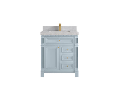 Paris 30 in. W x 22 in. D Single Sink Bathroom Vanity - Willow Bath and Vanity
