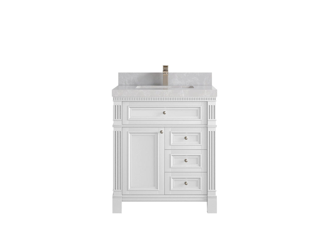Paris 30 in. W x 22 in. D Single Sink Bathroom Vanity - Willow Bath and Vanity