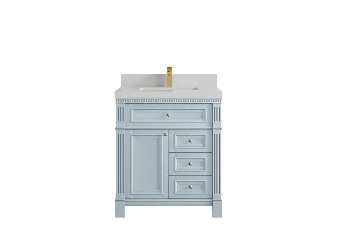 Paris 30 in. W x 22 in. D Single Sink Bathroom Vanity - Willow Bath and Vanity