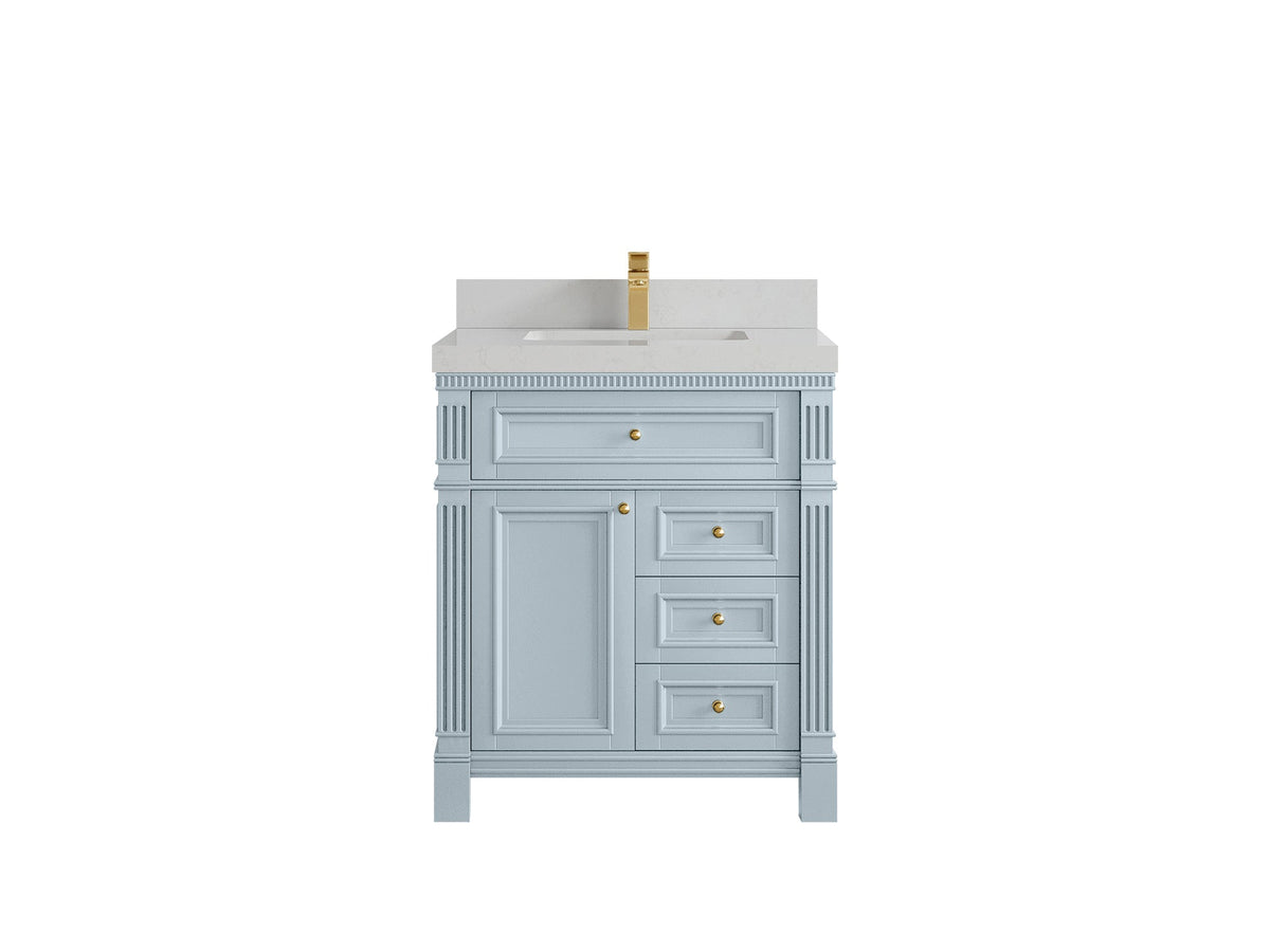 Paris 30 in. W x 22 in. D Single Sink Bathroom Vanity - Willow Bath and Vanity