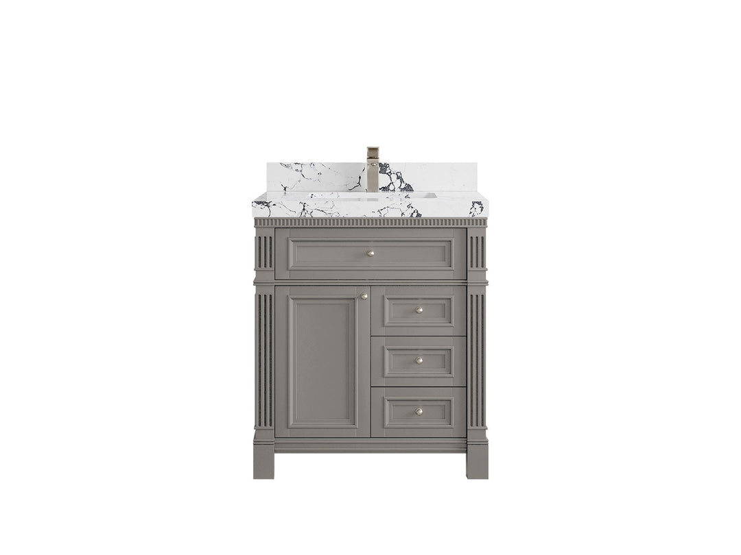 Paris 30 in. W x 22 in. D Single Sink Bathroom Vanity - Willow Bath and Vanity