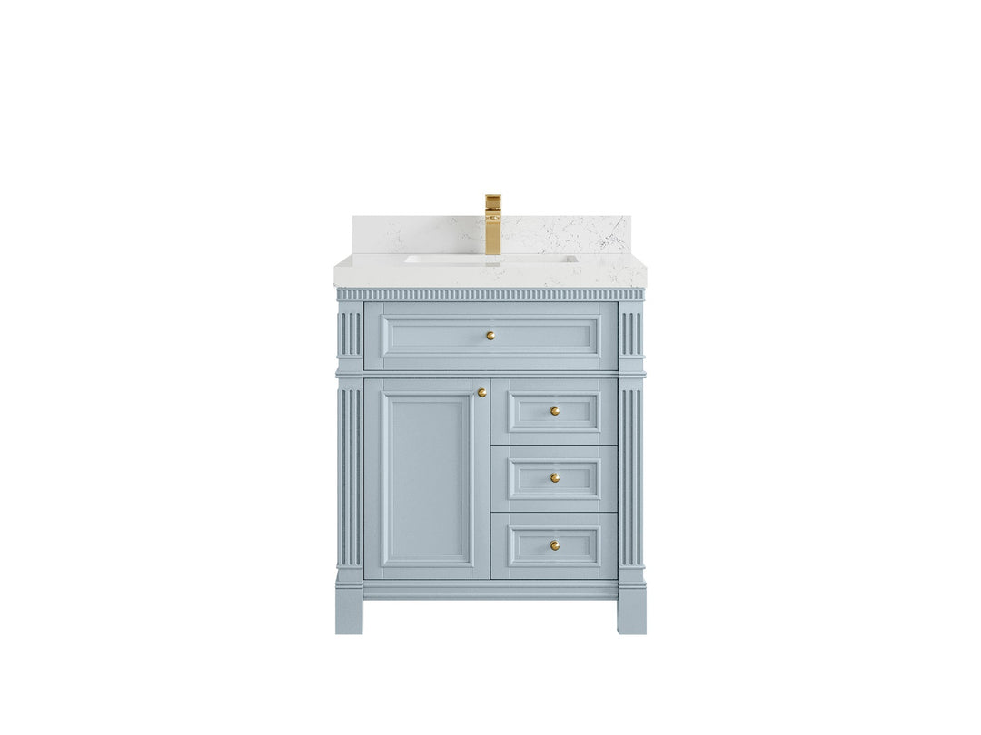 Paris 30 in. W x 22 in. D Single Sink Bathroom Vanity - Willow Bath and Vanity