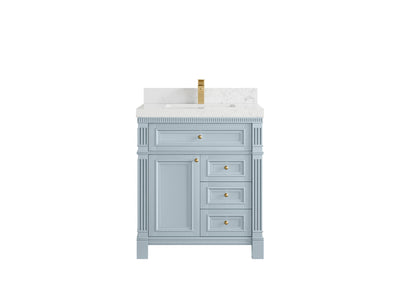 Paris 30 in. W x 22 in. D Single Sink Bathroom Vanity - Willow Bath and Vanity