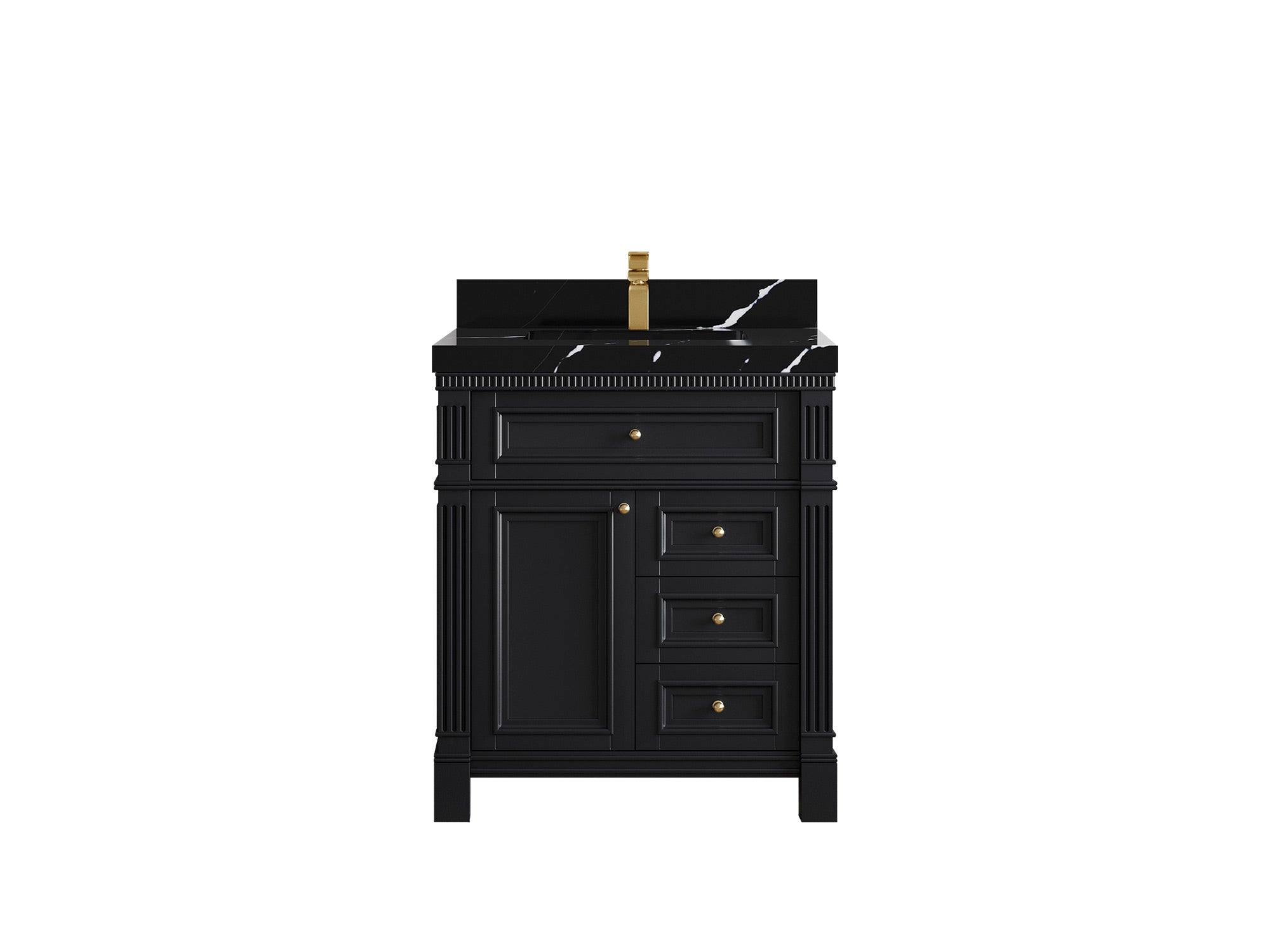Paris 30 in. W x 22 in. D Single Sink Bathroom Vanity - Willow Bath and Vanity