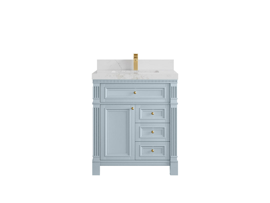Paris 30 in. W x 22 in. D Single Sink Bathroom Vanity - Willow Bath and Vanity