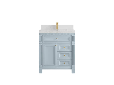 Paris 30 in. W x 22 in. D Single Sink Bathroom Vanity - Willow Bath and Vanity