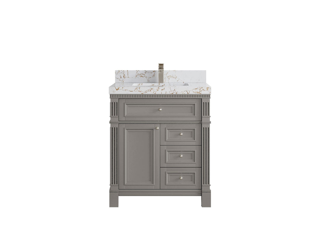 Paris 30 in. W x 22 in. D Single Sink Bathroom Vanity - Willow Bath and Vanity
