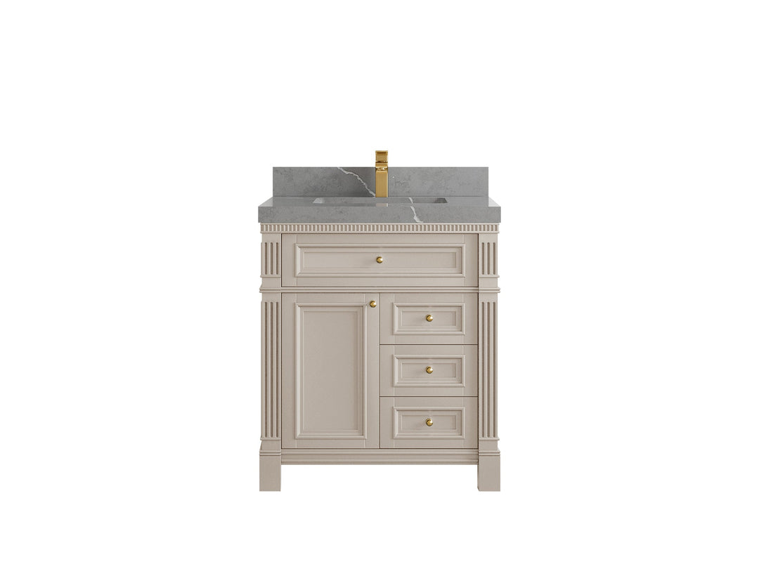 Paris 30 in. W x 22 in. D Single Sink Bathroom Vanity - Willow Bath and Vanity