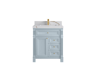 Paris 30 in. W x 22 in. D Single Sink Bathroom Vanity - Willow Bath and Vanity