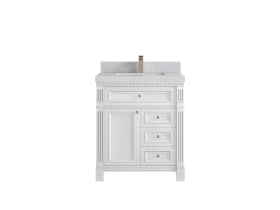 Paris 30 in. W x 22 in. D Single Sink Bathroom Vanity - Willow Bath and Vanity