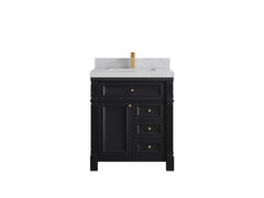 Paris 30 in. W x 22 in. D Single Sink Bathroom Vanity - photo 1