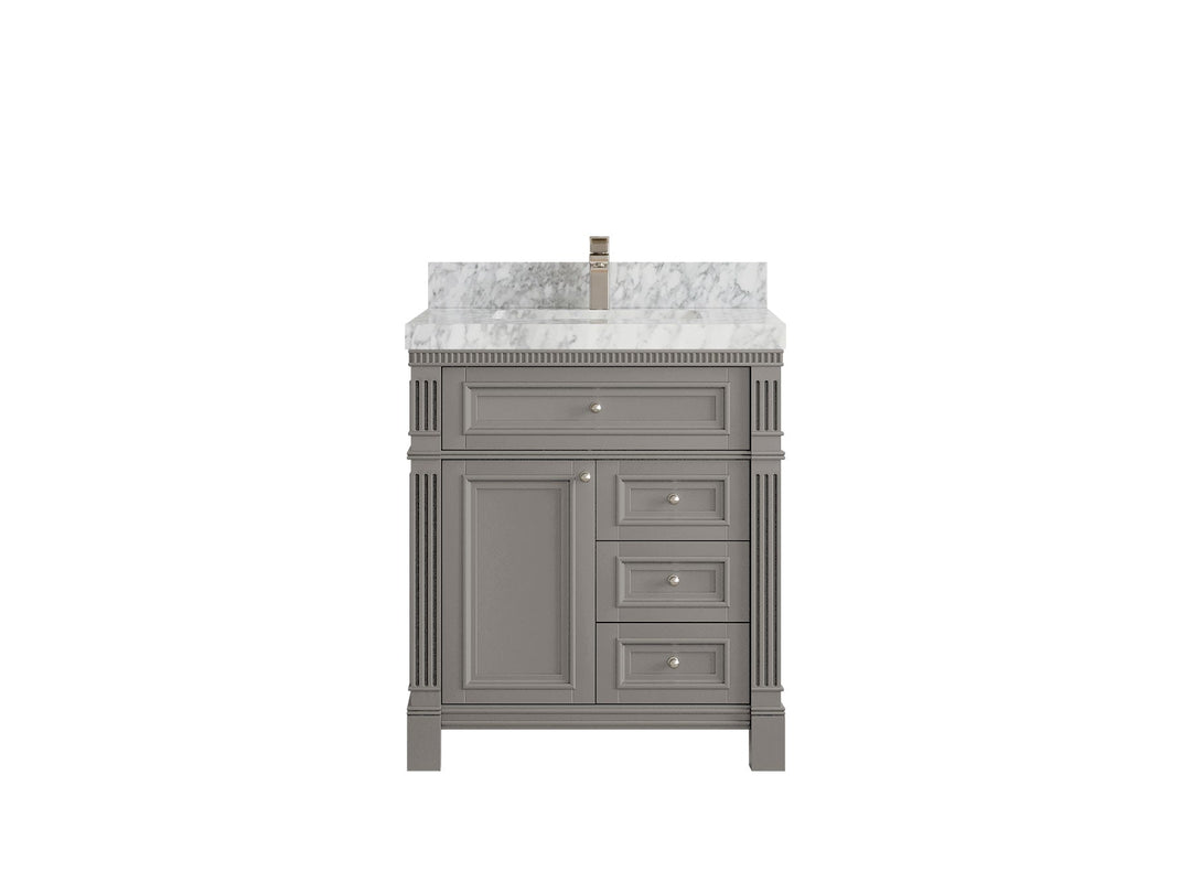 Paris 30 in. W x 22 in. D Single Sink Bathroom Vanity - Willow Bath and Vanity