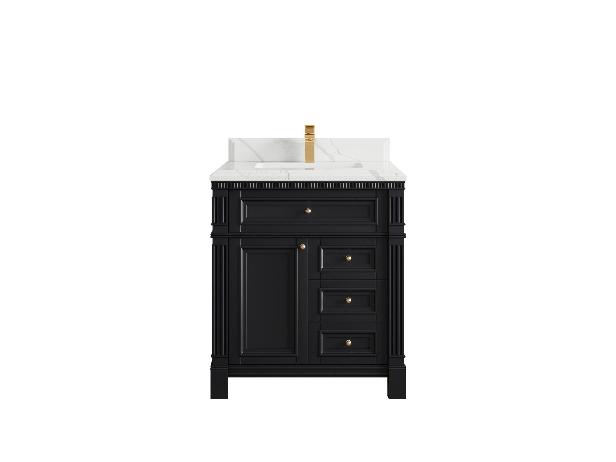 Paris 30 in. W x 22 in. D Single Sink Bathroom Vanity - Willow Bath and Vanity