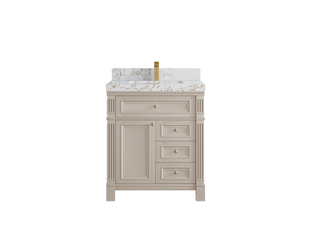 Paris 30 in. W x 22 in. D Single Sink Bathroom Vanity - Willow Bath and Vanity