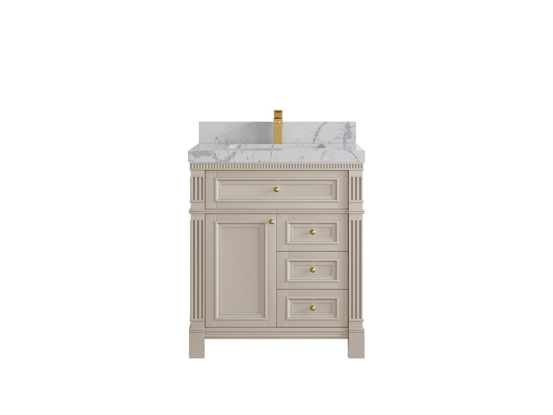 Paris 30 in. W x 22 in. D Single Sink Bathroom Vanity - Willow Bath and Vanity
