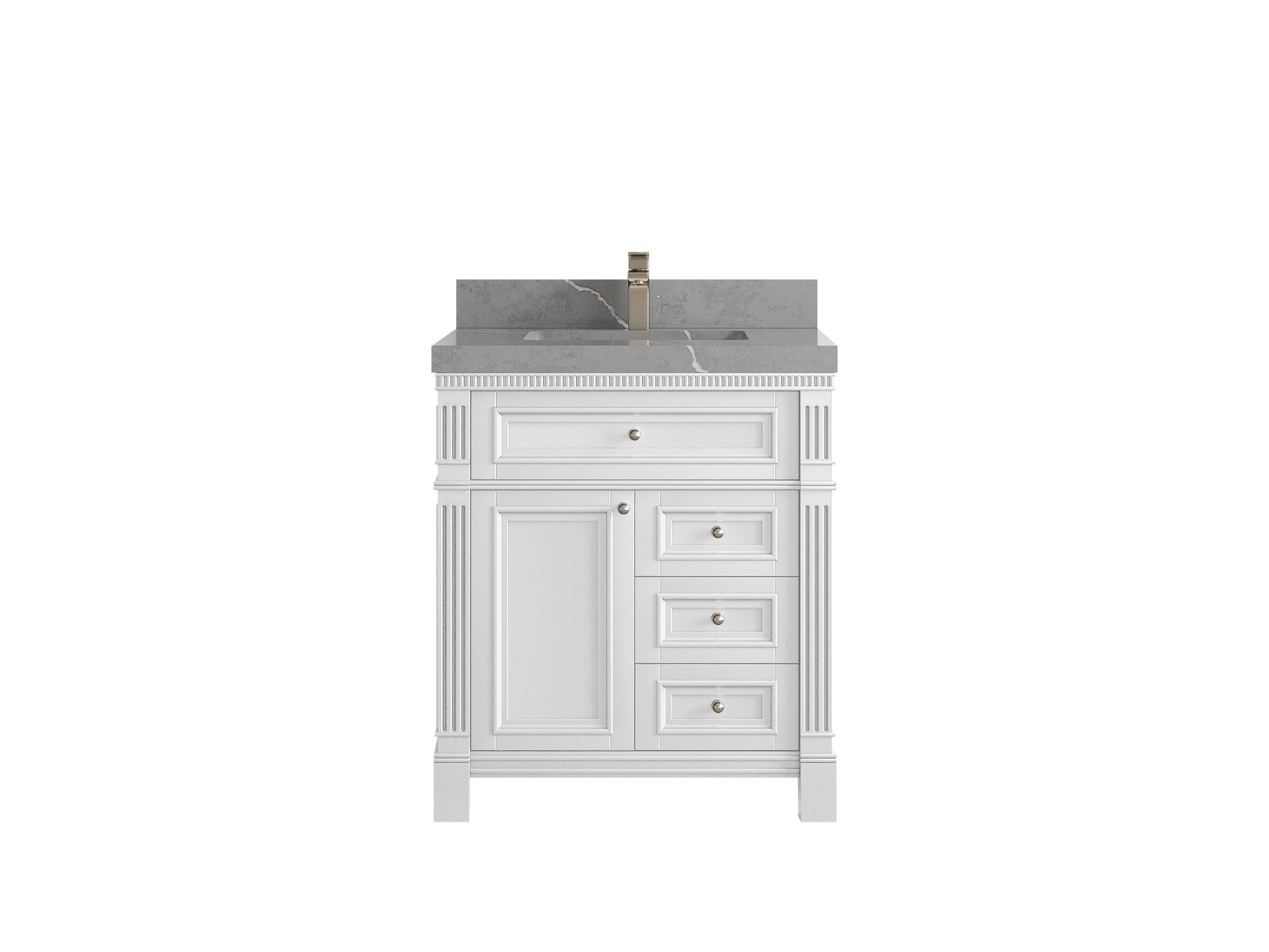 Paris 30 in. W x 22 in. D Single Sink Bathroom Vanity - Willow Bath and Vanity