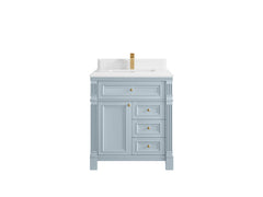 Paris 30 in. W x 22 in. D Single Sink Bathroom Vanity - photo 26