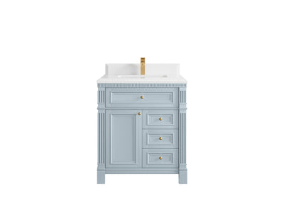 Paris 30 in. W x 22 in. D Single Sink Bathroom Vanity - Willow Bath and Vanity