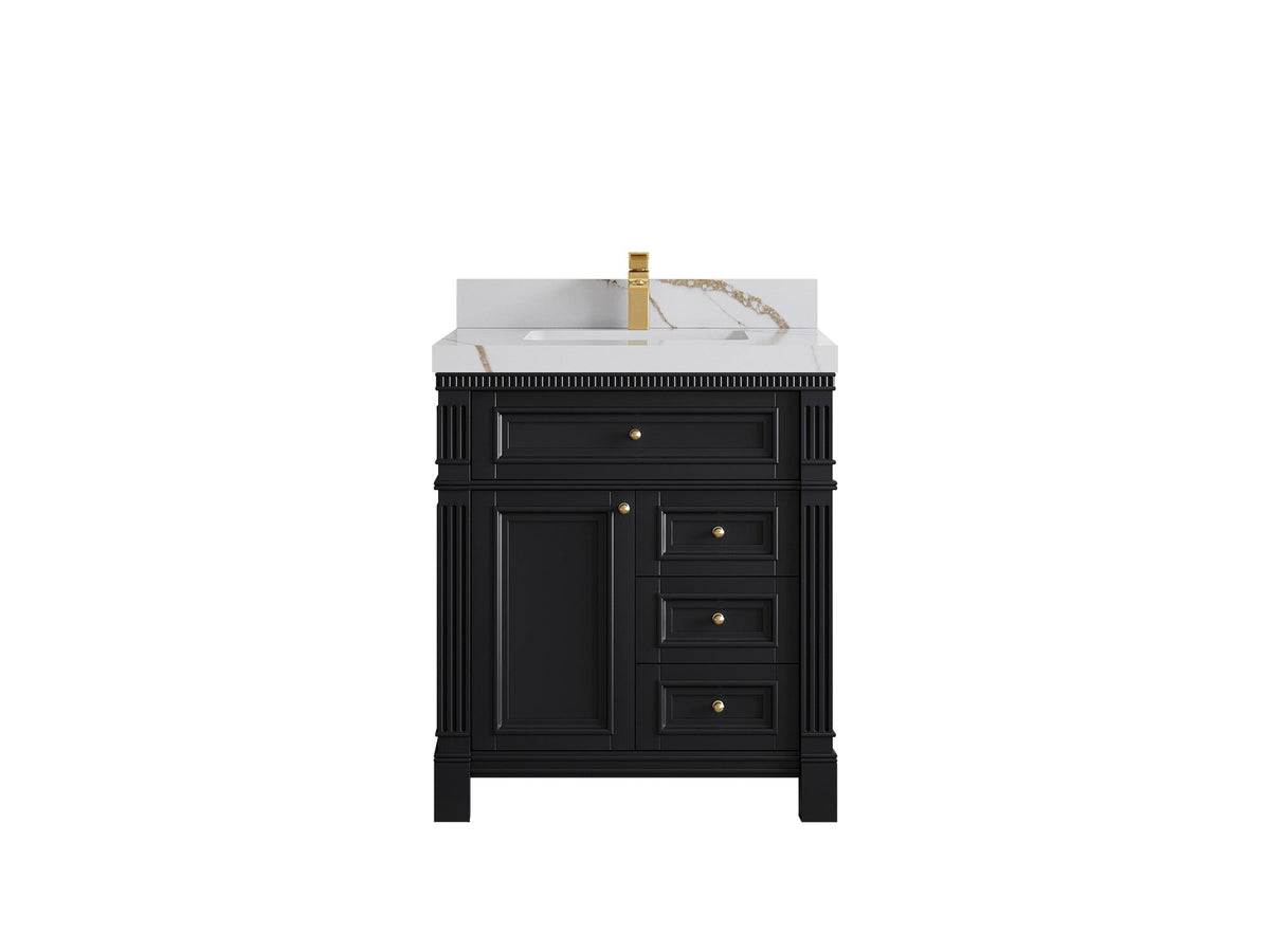 Paris 30 in. W x 22 in. D Single Sink Bathroom Vanity - Willow Bath and Vanity