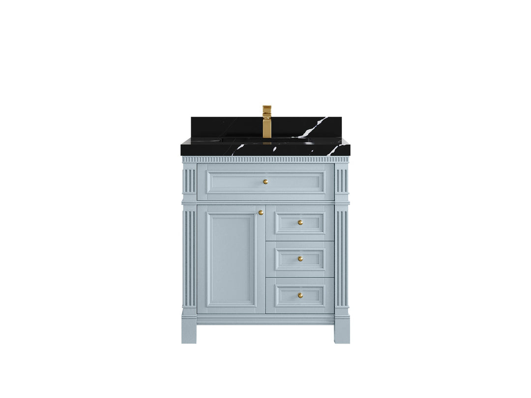 Paris 30 in. W x 22 in. D Single Sink Bathroom Vanity - Willow Bath and Vanity
