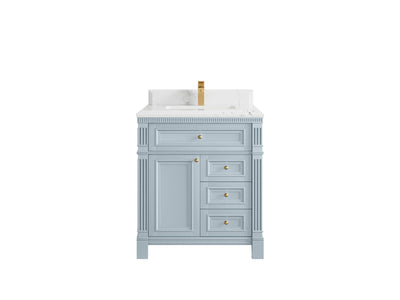 Paris 30 in. W x 22 in. D Single Sink Bathroom Vanity - Willow Bath and Vanity