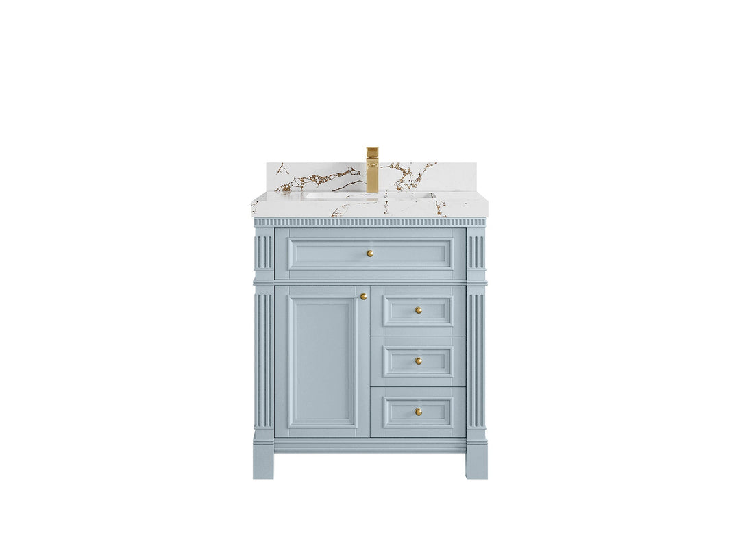 Paris 30 in. W x 22 in. D Single Sink Bathroom Vanity - Willow Bath and Vanity