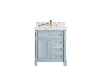 Paris 30 in. W x 22 in. D Single Sink Bathroom Vanity - Willow Bath and Vanity