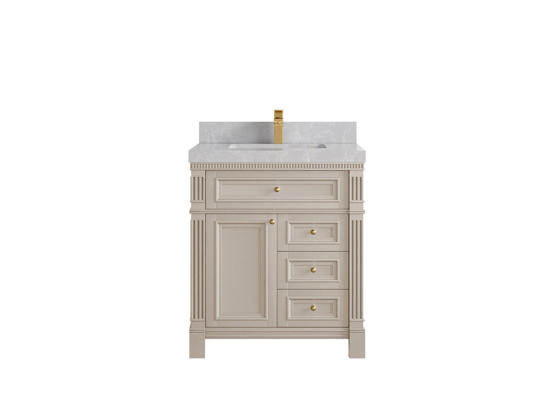 Paris 30 in. W x 22 in. D Single Sink Bathroom Vanity - Willow Bath and Vanity