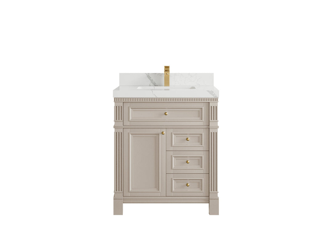 Paris 30 in. W x 22 in. D Single Sink Bathroom Vanity - Willow Bath and Vanity