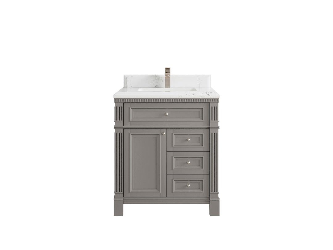 Paris 30 in. W x 22 in. D Single Sink Bathroom Vanity - Willow Bath and Vanity