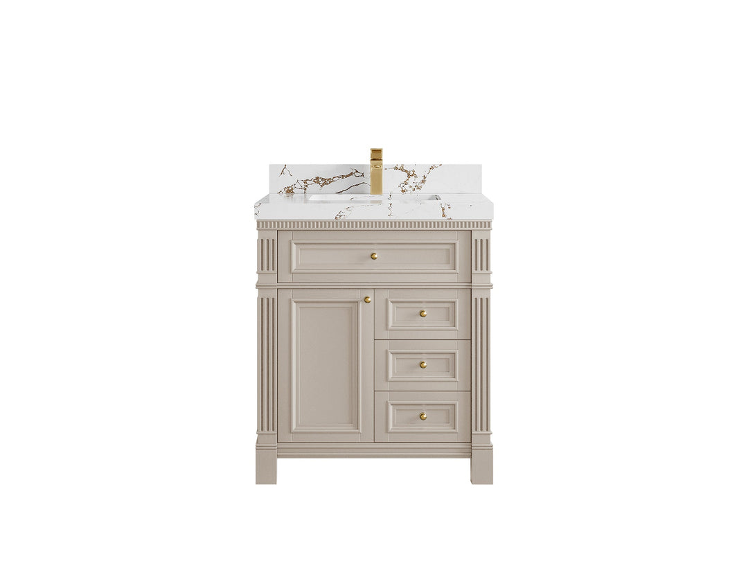 Paris 30 in. W x 22 in. D Single Sink Bathroom Vanity - Willow Bath and Vanity