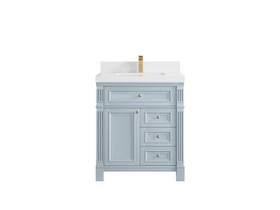 Paris 30 in. W x 22 in. D Single Sink Bathroom Vanity - Willow Bath and Vanity