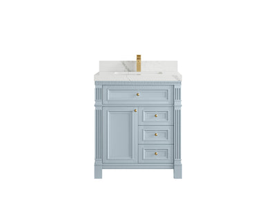 Paris 30 in. W x 22 in. D Single Sink Bathroom Vanity - Willow Bath and Vanity