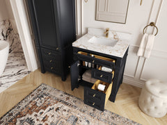 Paris 30 in. W x 22 in. D Single Sink Bathroom Vanity - photo 3