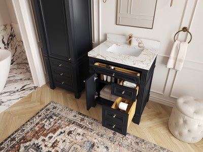 Paris 30 in. W x 22 in. D Single Sink Bathroom Vanity - Willow Bath and Vanity