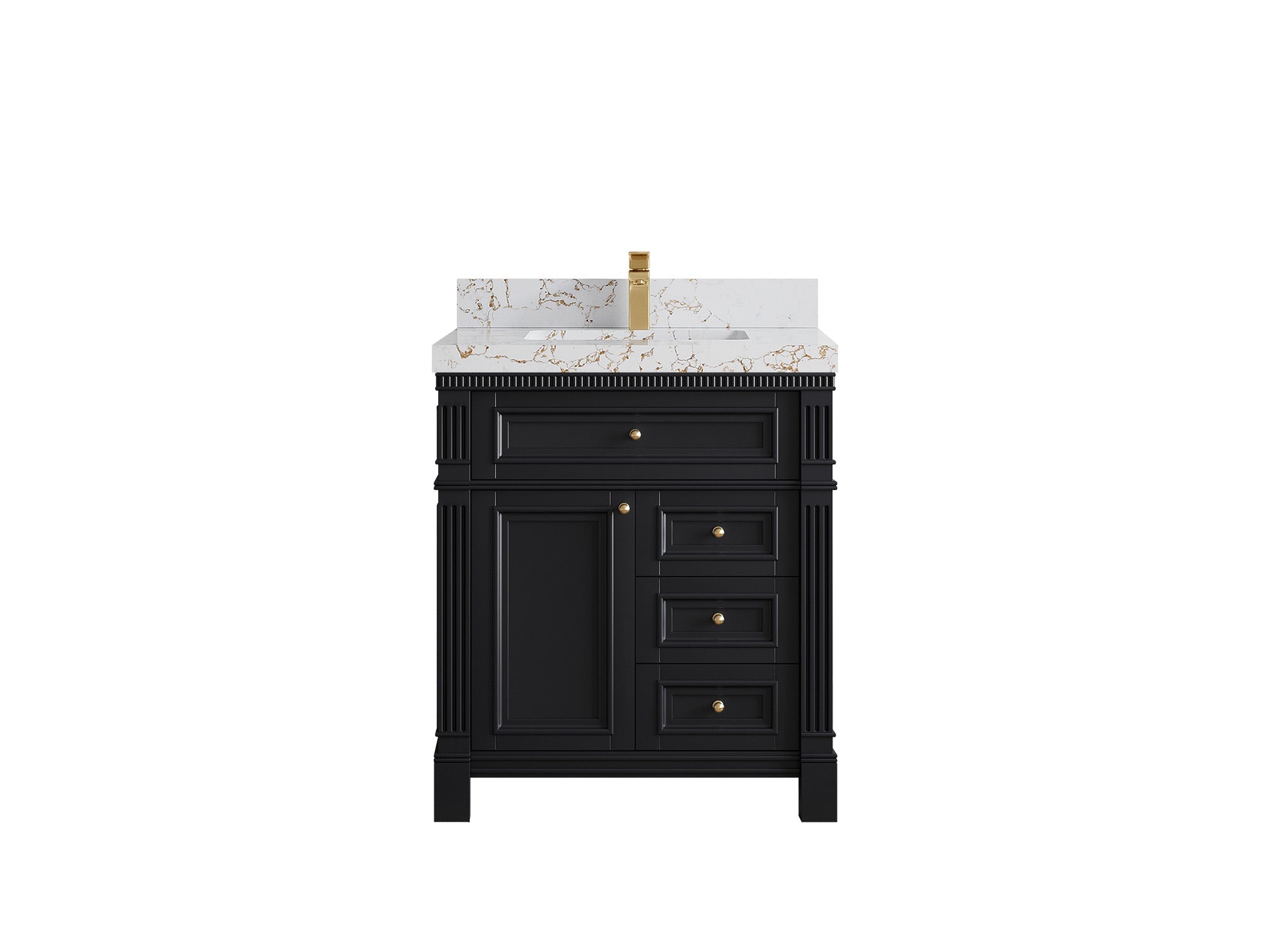 Paris 30 in. W x 22 in. D Single Sink Bathroom Vanity - Willow Bath and Vanity