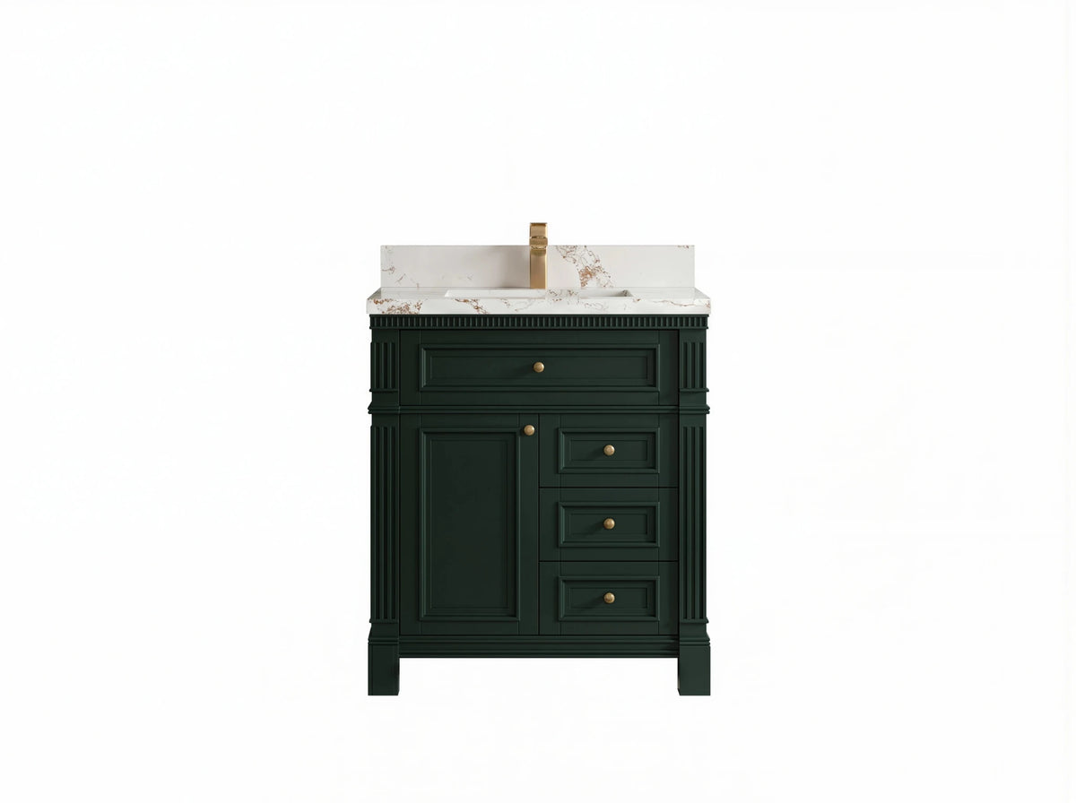 Paris 30 in. W x 22 in. D Single Sink Bathroom Vanity - Willow Bath and Vanity