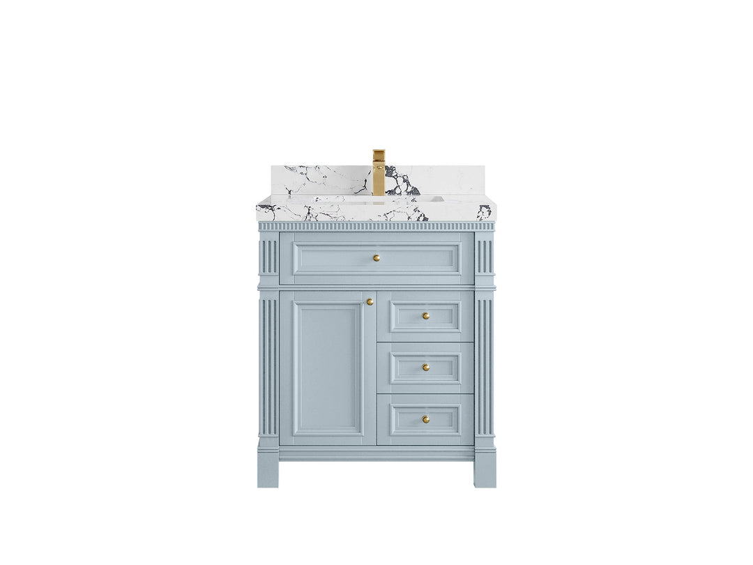 Paris 30 in. W x 22 in. D Single Sink Bathroom Vanity - Willow Bath and Vanity