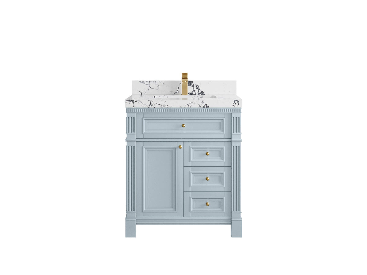 Paris 30 in. W x 22 in. D Single Sink Bathroom Vanity - Willow Bath and Vanity