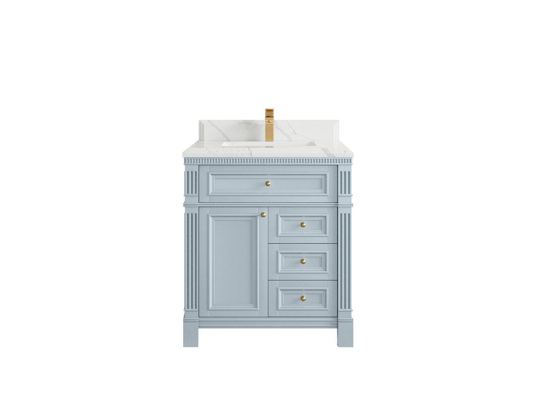 Paris 30 in. W x 22 in. D Single Sink Bathroom Vanity - Willow Bath and Vanity