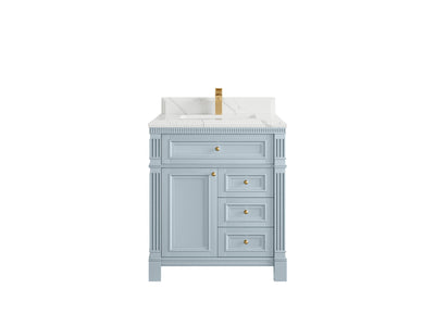 Paris 30 in. W x 22 in. D Single Sink Bathroom Vanity - Willow Bath and Vanity
