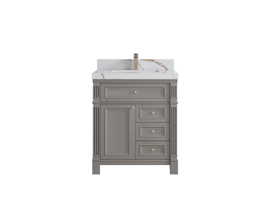 Paris 30 in. W x 22 in. D Single Sink Bathroom Vanity - Willow Bath and Vanity
